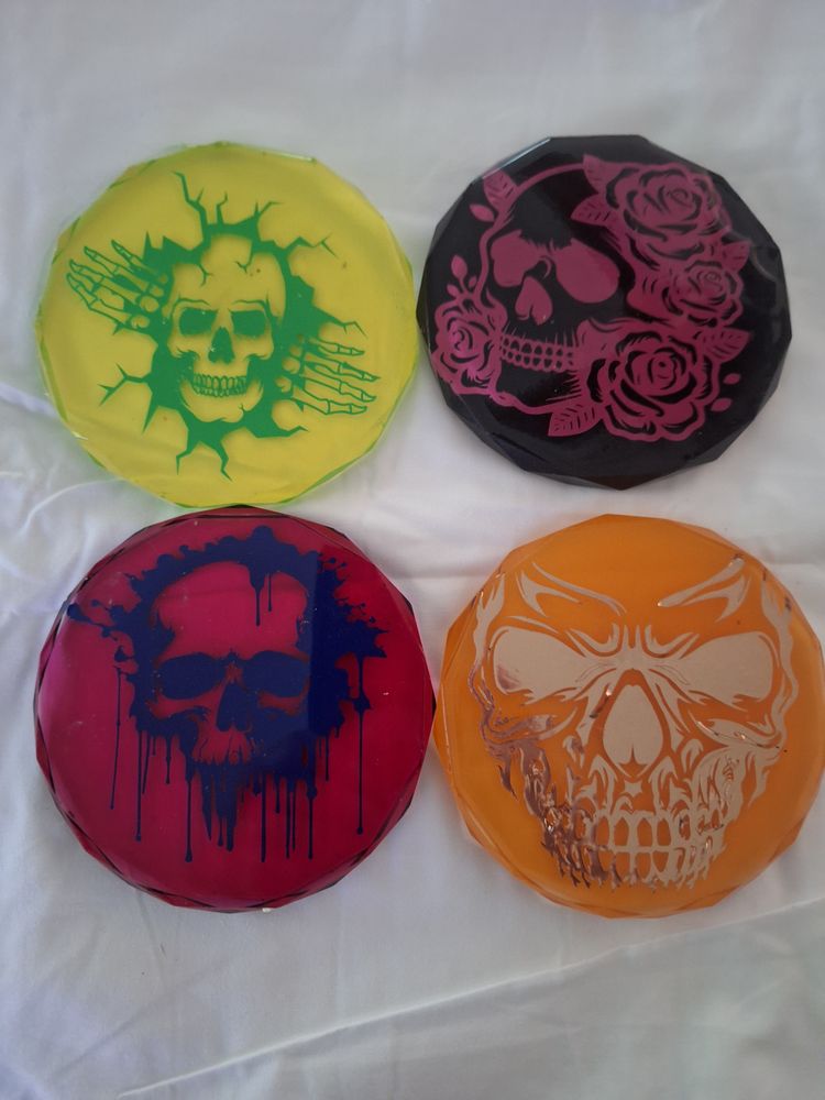 Skull coasters